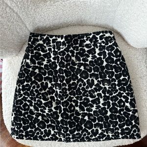 Topshop NWT Leopard Mini Skirt